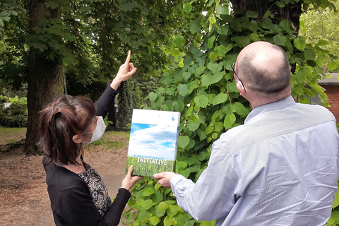 Klimaschutzmanagement: Ruth Vicente Garcia und Guido Krüßmann (© Yvonne Zimmerer)