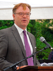 8.7.2015 Eröffnung Kapelle Dorotheenstädtischer Friedhof I, Festakt: André Schmitz, Kulturstaatssekretär a. D. (Foto © Juliane Bluhm)