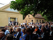 8.7.2015 Eröffnung Kapelle Dorotheenstädtischer Friedhof I, Festakt (Foto © Juliane Bluhm)