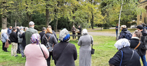 Eröffnung muslimisches Begräbnisfeld am 17. Oktober 2023, Ev. Friedhof Sophien III in Berlin-Wedding (© evfbs.de)