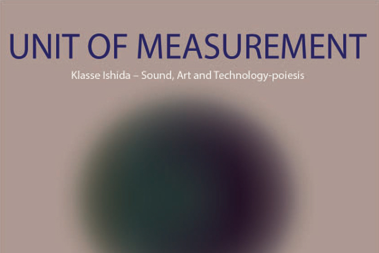 Plakatdetail Ausstellung "Unit of Mesurement" vom 26. bis 28.1.2017 auf dem Friedhof St. Thomas