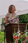 8.7.2015 Eröffnung Kapelle Dorotheenstädtischer Friedhof I, Festakt: Dr. Katrin Wagner, Landesdenkmalamt Berlin (Foto © Juliane Bluhm)