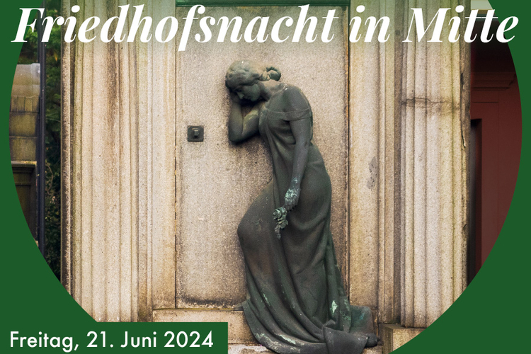 Friedhofsnacht am 21. Juni 2024, Detail Plakat (© EvFBS)