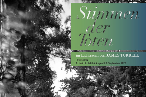 Detail Veranstaltungsflyer "Stimmen der Toten" (Juni bis September 2022)