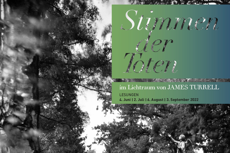 Detail Veranstaltungsflyer "Stimmen der Toten" (Juni bis September 2022)