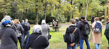 Eröffnung muslimisches Begräbnisfeld am 17. Oktober 2023, Ev. Friedhof Sophien III in Berlin-Wedding (© evfbs.de)