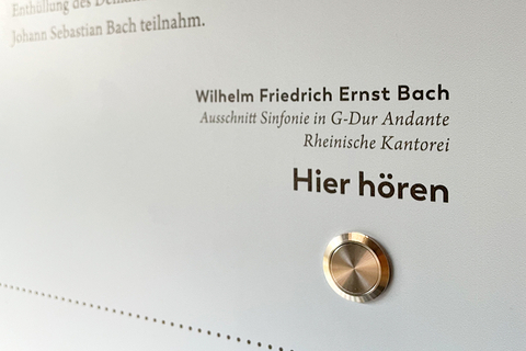 Dauerausstellung "Klang der Geschichte", Friedhof Sophien II (© Juliane Bluhm)