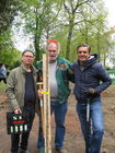 Pflanzaktion auf dem Friedhof Jerusalem V in Berlin-Neukölln (Foto © BIO COMPANY GmbH)