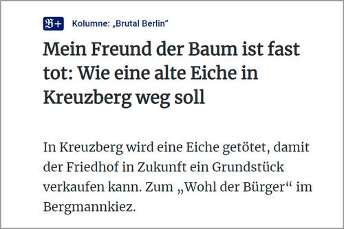 Screenshot (Detail) Kolumne Berliner Zeitung, print 5.3., online 6.3.2022