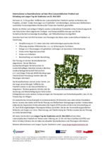 Informationen zu Baumaßnahmen auf dem Alten Luisenstädtischen Friedhof und Einladung zum Langen Tag der Stadtnatur am 25. Mai 2019