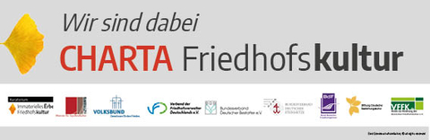 Logoleiste Signatur CHARTA Friedhofskultur