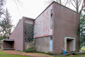 Neue Luisenstädtischer Friedhof: Gebäude NKI-Projekt: Kapelle (© Guido Krüßmann)