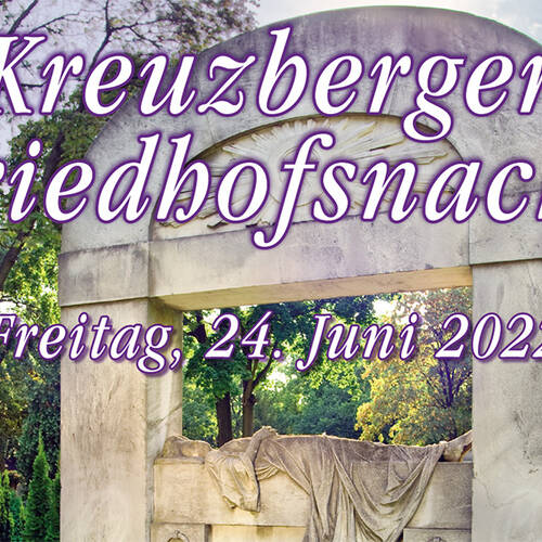 Kreuzberger Friedhofsnacht am 24. Juni 2022 (diálogo, Foto © Egbert Schmidt)